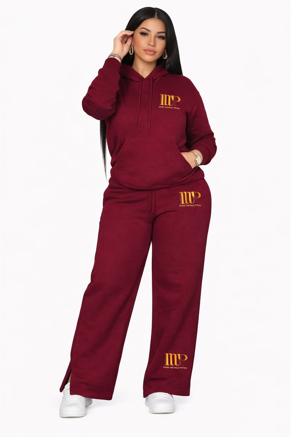 MMPSTORECLOTHES Women's Casual Tracksuit Green Hoodie & Matching Pants Set Comfortable Fit for Everyday Wear