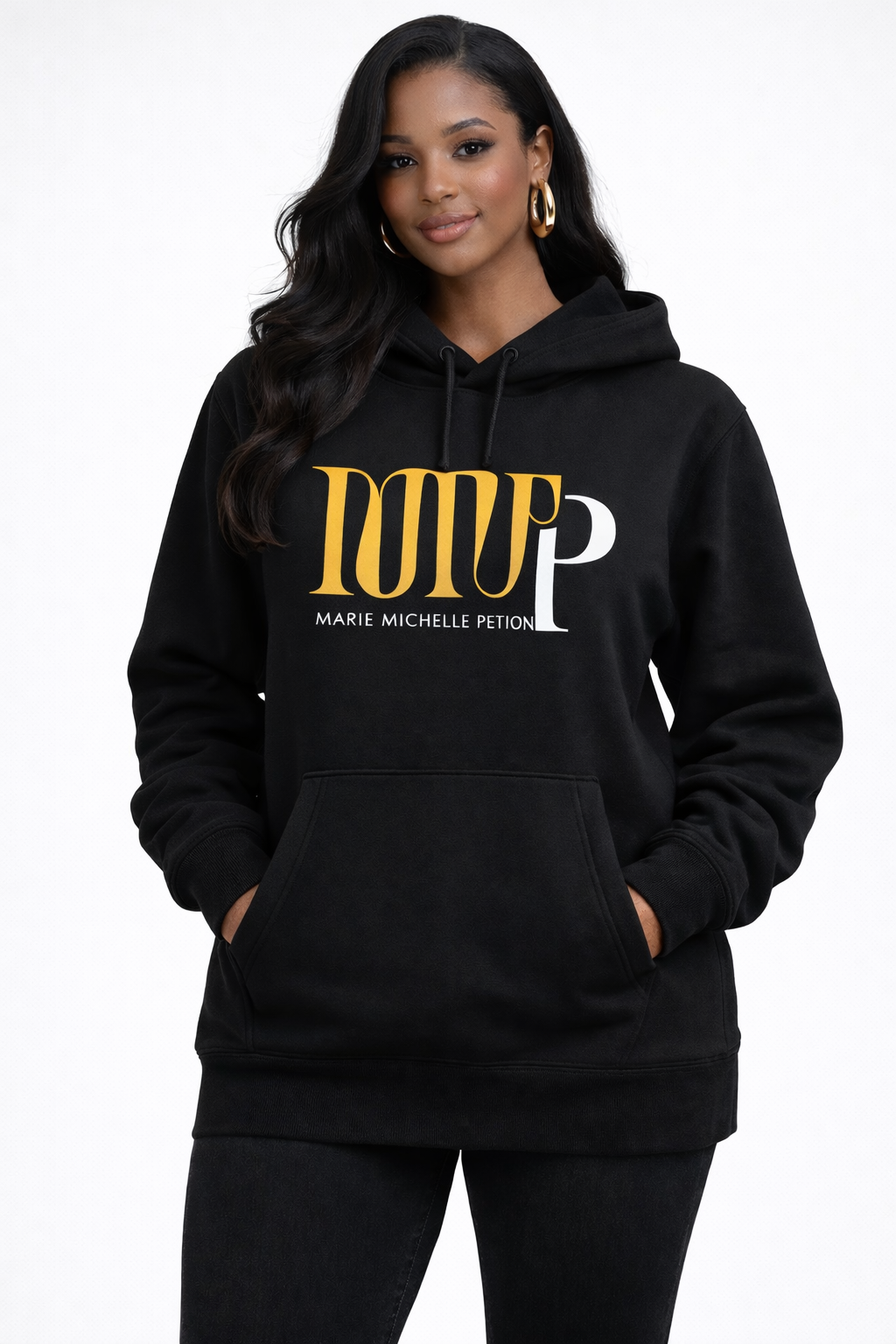 Unisex Hoodie – Casual Sweatshirt with Front Pocket and Logo Print