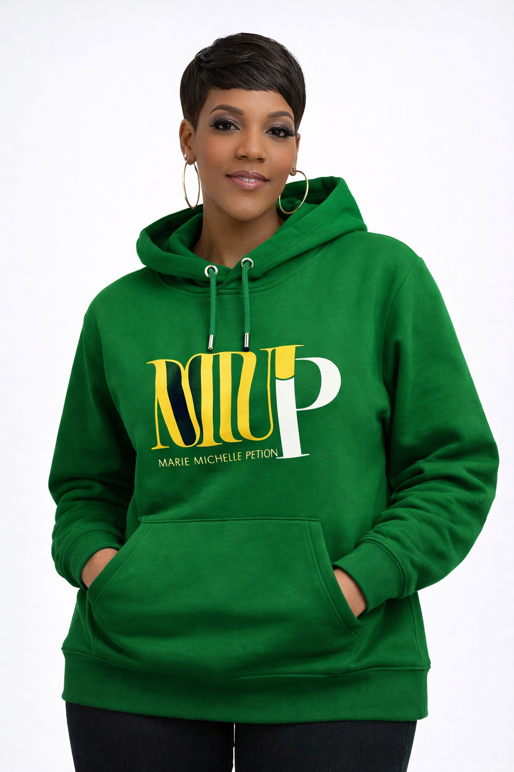 Unisex Hoodie – Casual Sweatshirt with Front Pocket and Logo Print