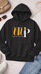 MMP Logo Hoodie – Unisex Black Pullover Sweatshirt